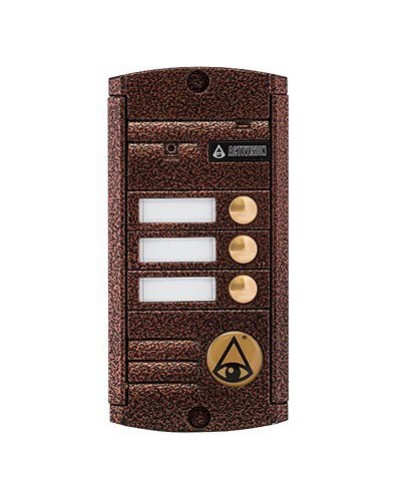 Видеопанель вызывная накладная на 3 абонента Activision AVP-453 (PAL, антик) в Махачкале Вызывные видеопанели малоабонентные Pintop.ru