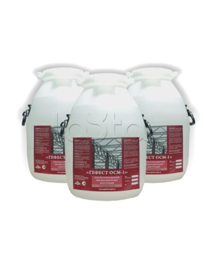 Cостав огнезащитный для металлических конструкций Гефест ОСМ-1 в Махачкале Огнезащитные краски Pintop.ru