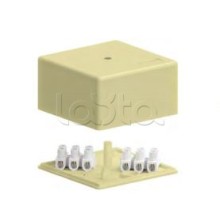 SD4 Коробка распределительная для о/п, 140x75x40мм без галогена (белый) Экопласт (72933HF)