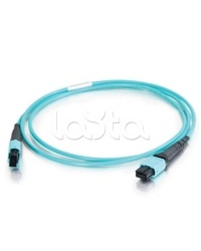 Патч-корд волоконно-оптический Hyperline FHD-MC3-503-MPOF12/PS-MPOF12/PS-B-15M-LSZH-AQ в Махачкале Патч-корды и пигтейлы Pintop.ru