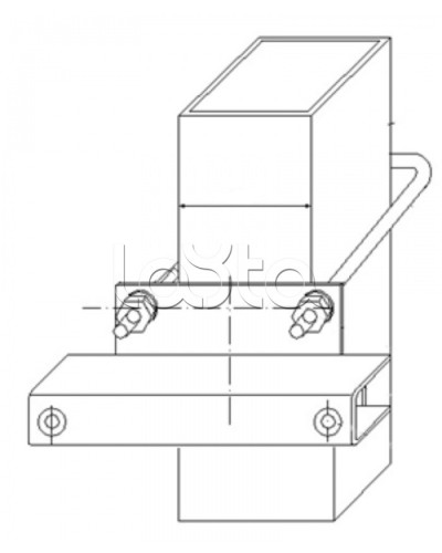Узел крепления блоков подключения и управления БД-НР, БМ-НР, БУПР извещателей Омега-микродизайн УЗК-КС 57 в Махачкале Кронштейны и планки для извещателей Pintop.ru