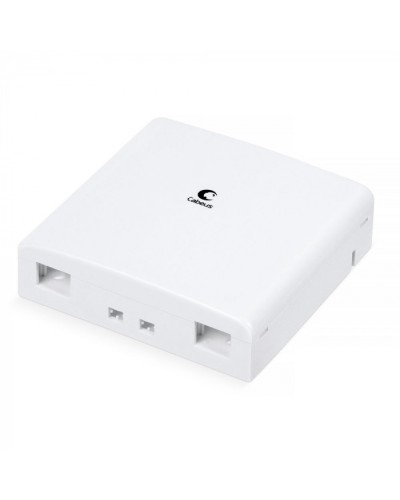 Корпус внешней оптической настенной розетки на 2 SC/LC Cabeus (OB-2SC/LC) в Махачкале Кросс оптический Pintop.ru