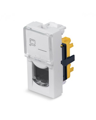 Модуль Keystone Jack RJ-45(8P8C), 180 градусов, категория 6a Cabeus (KJ-RJ45-Cat.6a-180T-FP-L-22,5) в Махачкале Модули Keystone Pintop.ru