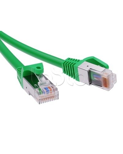 Патч-корд экранированный CAT6 F/UTP 4х2, LSZH, зелёный, 1.5м DKC RN6FU4515GN в Махачкале Патчкорды (медные) Pintop.ru