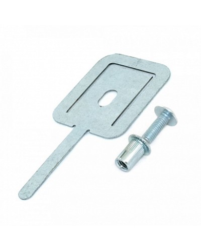 Комплекты для крепления ОКЛ с использованием винта, заклепки и хомута FR ПР-40 (100 шт) Промрукав (PR08.5204) в Махачкале Огнестойкие кабельные линии Pintop.ru