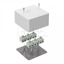 Коробка огнест для кабель-канала 40-0460-FR2.5-12 Е15-Е60 (латунь) 85х85х45 Промрукав (40-0460-FR2.5-12-Е60)