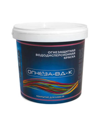 Краска огнезащитная водно-дисперсионнаявспучивающаясядля кабелей Огнеза марки«ОГНЕЗА-ВД-К» , ведро 25 кг., цвет белый в Махачкале Огнезащитные краски Pintop.ru