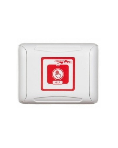 Влагозащищенная радиокнопка вызова Hostcall MP-411W2 в Махачкале Система оповещения и трансляции Hostcall Pintop.ru