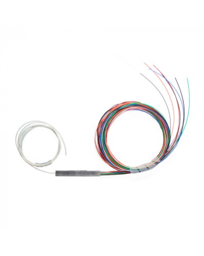 Разветвитель план 1х8 не окон 9/125 вывод 1.5м буфер 0.9 мм 1260/1650 Cabeus (FCT-PLC-1/8-9-1.5-0.9) в Махачкале Оптические разветвители (сплиттеры) Pintop.ru