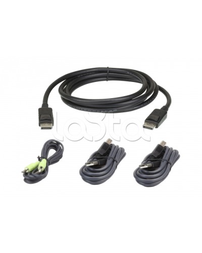 Комплект кабелей USB, DisplayPort для защищенного KVM-переключателя (1.8м)ATEN 2L-7D02UDPX4 в Махачкале Видеоусилители, Модуляторы, Делители Pintop.ru