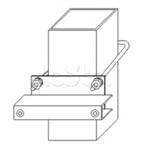 Узел крепления блоков подключения и управления БД-НР, БМ-НР, БУПР извещателей Омега-микродизайн УЗК-КС 80