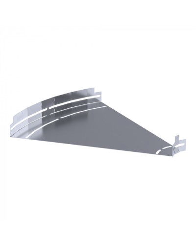 Угол горизонтальный изменяемый 0-45 градусов Стандарт INOX (AISI 316) 500х50 Промрукав (PR16.3629) в Махачкале Аксессуары для лотков Pintop.ru