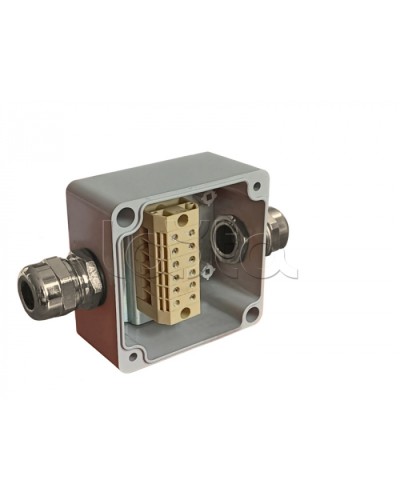 Коробка пылевлагонепроницаемая клеммная G366 А МВ К АЯКС IP66/IP65, 82x80x55 Магнито-контакт в Махачкале Распределительные коробки Pintop.ru