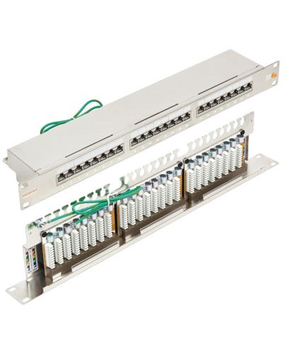 Патч-панель 19, 1U, 24xRJ45 кат.6А NIKOMAX NMC-RP24SA2-1U-MT в Махачкале Патч панель Pintop.ru