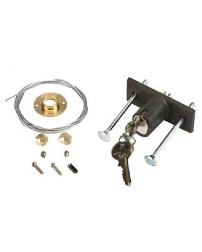 Замок дистанционной разблокировки потолочного привода с ключом №1 Faac 424591001 в Махачкале Запчасти для шлагбаумов и автоматики Pintop.ru