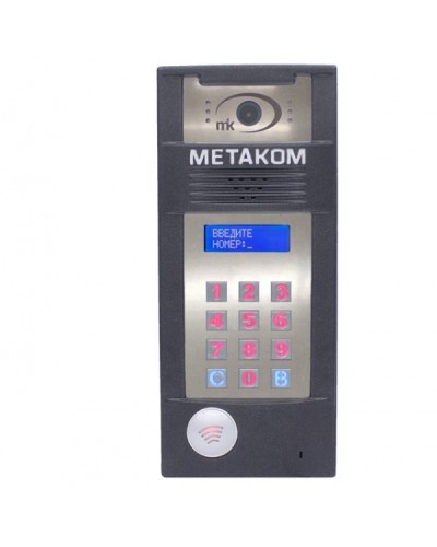 Многоабонентый антивандальный блок вызова со встроенной видеокамерой Метаком MК2018-MFCGV в Махачкале Блоки вызова многоабонентные Pintop.ru