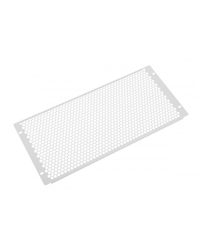 Фальшпанель в шкаф 19 5U перфорированная ЦМО ФП-5.4-9005 в Махачкале Аксессуары для стоек и шкафов Pintop.ru