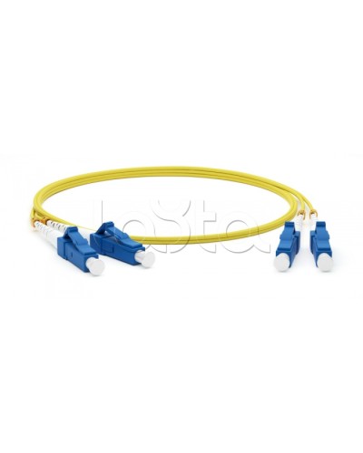 Патч-корд волоконно-оптический Hyperline FC-D2-9-LC/AR-LC/UR-H-2M-LSZH-YL в Махачкале Патч-корды оптические Pintop.ru