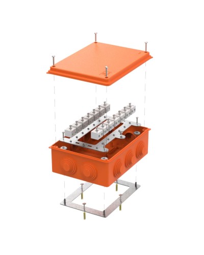 Коробка огнест. для о/п 40-0320-FR6.0-28 Е15-Е120 RAL2004 200х150х75 (5 шт/кор) Промрукав (40-0320-FR6.0-28) в Махачкале Распределительные коробки Pintop.ru