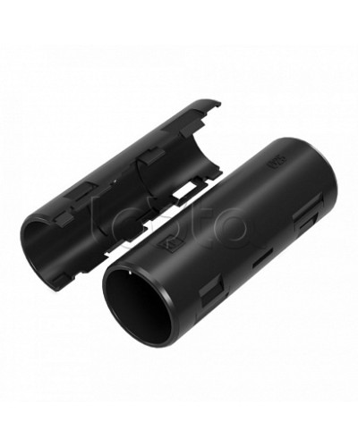 Муфта разборная d25 мм атмосферостойкая черная (5шт/300шт уп/кор) Промрукав (PR13.0435) в Махачкале Повороты, муфты, тройники Pintop.ru