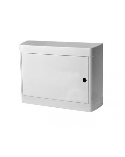 Накладной распределительный щит Nedbox с белой дверью 1 рейка х 12 (+1) модулей Legrand 601236 в Махачкале Боксы для автоматов Pintop.ru