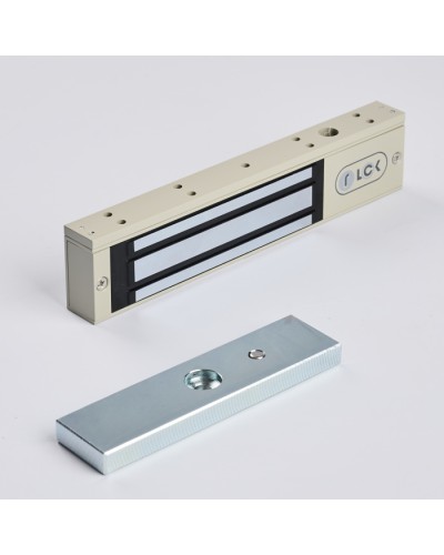 R-Lock RL-EM180-00G - Электромагнитный замкок, 180кг, DC12/24B, цвет корпуса серый, RAL7032 (галечный серый) в Махачкале Электромагнитные замки Pintop.ru