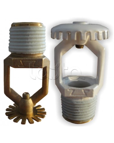 Ороситель дренчерный водяной и пенный Спецавтоматика ДУО0-РВд0,42-R1/2/В3-SU-К80 (белый) (RAL 9016) в Махачкале Оросители Pintop.ru