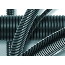 Труба гофр. самозатух. полиамид PA6V0 25 мм без зонда 100 м DKC 80025