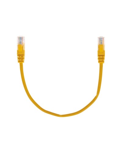 Патч-корд U/UTP, CAT 5e, RJ45-RJ45, 26AWG, LSZH, желтый, 0,3м REXANT 02-0105-03 в Махачкале Патчкорды (медные) Pintop.ru