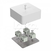 Коробка огнест для кабель-канала 40-0450-FR2.5-8 Е15-Е60 (латунь) 75х75х30 Промрукав (40-0450-FR2.5-8-Е60)