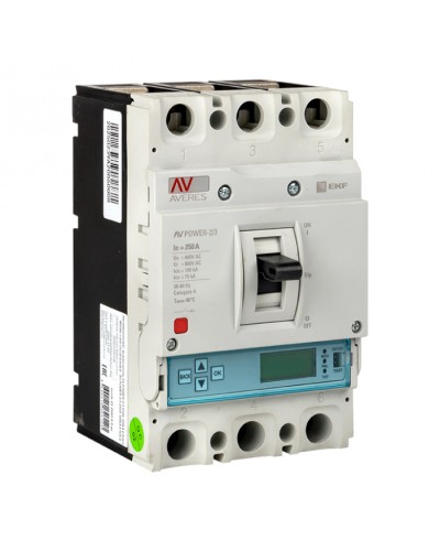 Автоматический выключатель AV POWER-2/3 250А 100kA ETU6.0 EKF AVERES (mccb-23-250H-6.0-av) в Махачкале Электротехническое оборудование Pintop.ru