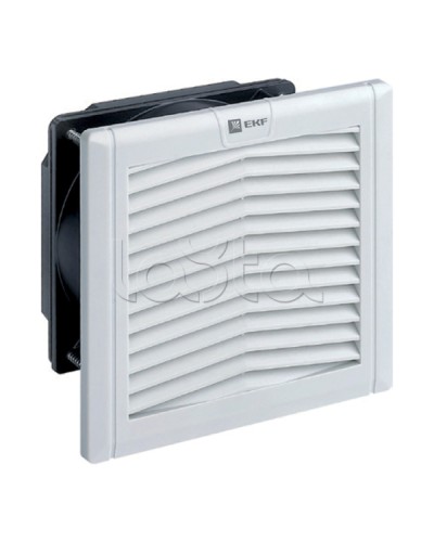 Вентилятор с фильтром 102 м³/ч 176x176 мм 220В IP54 EKF PROxima (FAN102F) в Махачкале Аксессуары для стоек и шкафов Pintop.ru