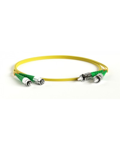 Патч-корд волоконно-оптический Hyperline FC-D2-9-LC/UR-MTRJM/UR-H-1M-LSZH-YL в Махачкале Патч-корды оптические Pintop.ru