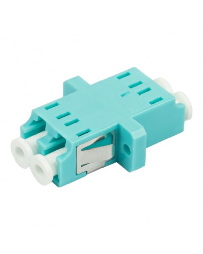 Адаптер оптический проходной LC-LC, OM3, дуплекс (duplex), бирюзовый Datarex DR-541123 в Махачкале Коммутационные изделия Pintop.ru