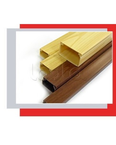 Миниканал 40x25 серия MEX с текстурой дерева (орех) Экопласт 77010N-2 в Махачкале Кабель-канал Pintop.ru