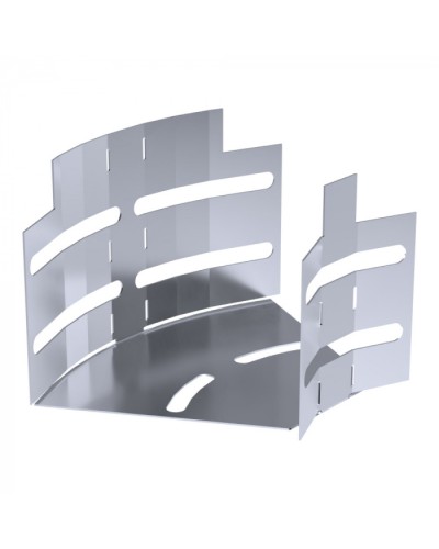 Угол горизонтальный изменяемый 0-45 градусов Стандарт INOX (AISI 316) 100х80 Промрукав (PR16.3615) в Махачкале Аксессуары для лотков Pintop.ru