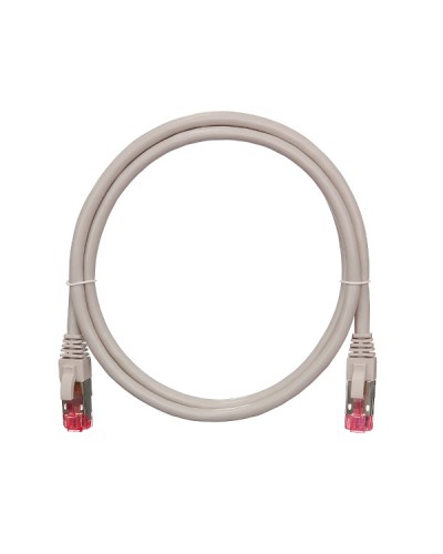 Шнур коммутационный 2хRJ45/8P8C F/UTP кат.5е (NMC-PC4SD55B-010-C-GY) NIKOMAX (1м) в Махачкале Патчкорды (медные) Pintop.ru