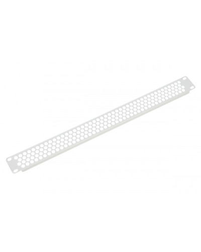 Фальшпанель в шкаф 19 1U перфорированная ЦМО ФП-1.4-9005 в Махачкале Аксессуары для стоек и шкафов Pintop.ru