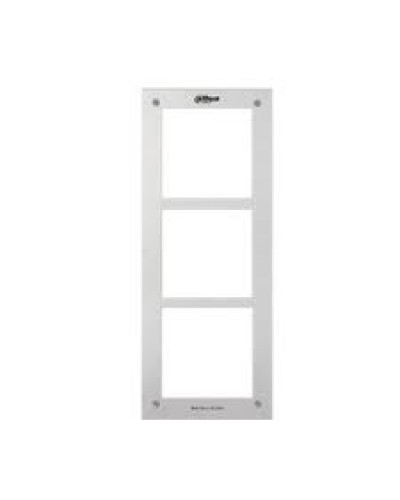 Рамка металическая для 3 модулей Dahua VTOF003 в Махачкале Дополнительное оборудование для СКУД Pintop.ru