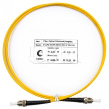 Шнур оптический simplex ST-ST 9/125 sm 1м LSZH Cabeus FOP(s)-9-ST-ST-1m