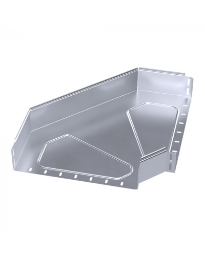 Угол горизонтальный 90 градусов Стандарт INOX (AISI 316) 400х100 Промрукав (PR16.3538) в Махачкале Аксессуары для лотков Pintop.ru