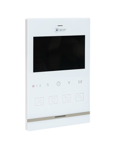 Видеодомофон IPV-01 бел. 4TFT 4пр. 2 канала IP20 EKF (int-ipv-01) в Махачкале Абонентские видеоустройства Pintop.ru