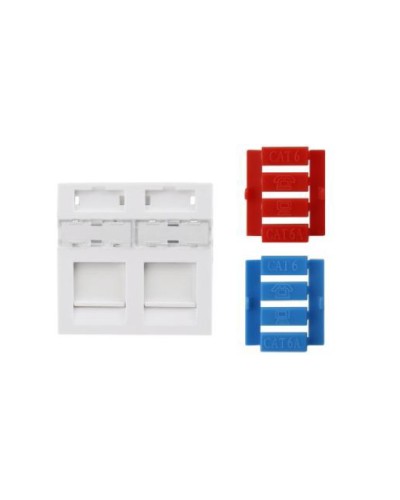 Вставка 45x45 (аналог Mosaic) Hyperline SIP3-2K-M45-45 в Махачкале Аксессуары для стоек и шкафов Pintop.ru