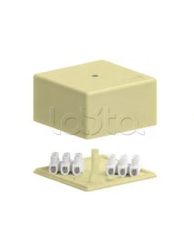 SD4 Коробка распределительная для о/п, 140x75x40мм без галогена (белый) Экопласт (72933HF) в Махачкале Распределительные коробки Pintop.ru