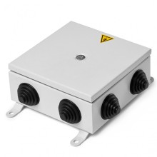 Коробка монтажная огнестойкая металлическая герметичная КМОМГ (12к х 2,5мм) 150х200х60 IP 66 (6 вводов) ПожТехКабель (076-503)