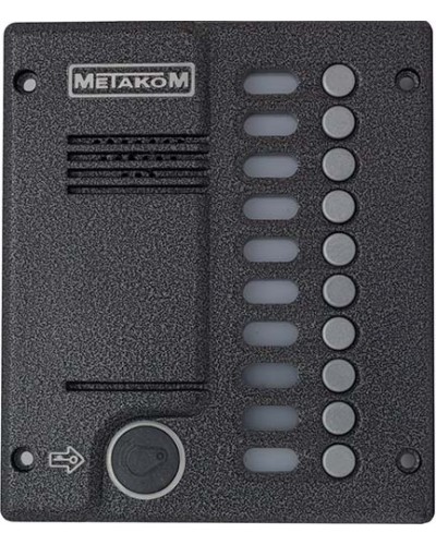 Блок вызова домофона Метаком MК10.2-MFE в Махачкале Вызывные аудиопанели малоабонентные Pintop.ru