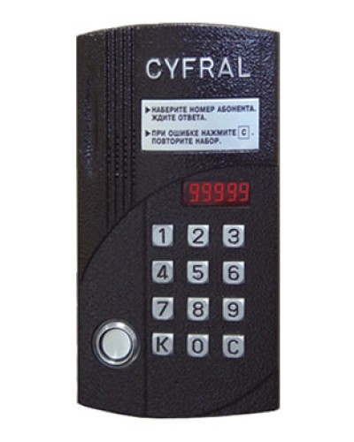 Блок вызова аудиодомофона на 20 абонентов Цифрал CCD-20/TCVС в Махачкале Блоки вызова многоабонентные Pintop.ru