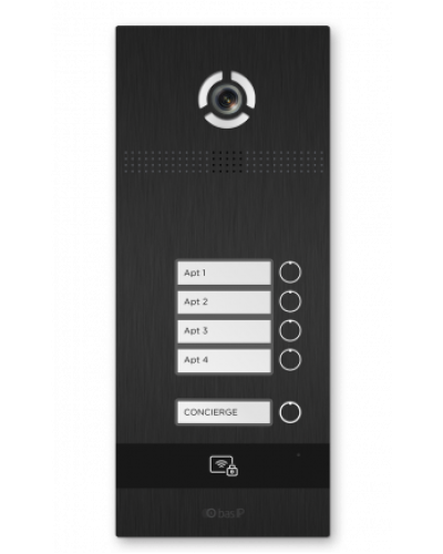 Вызывная панель BAS-IP BI-04FBI BLACK в Махачкале Вызывные видеопанели малоабонентные Pintop.ru