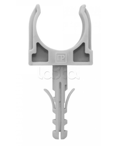 Крепеж-клипса с дюбелем серая д20 в малой упаковке (10шт/900шт уп/кор) Промрукав (PR13.0316) в Махачкале Крепеж: Дюбели, шурупы, саморезы Pintop.ru