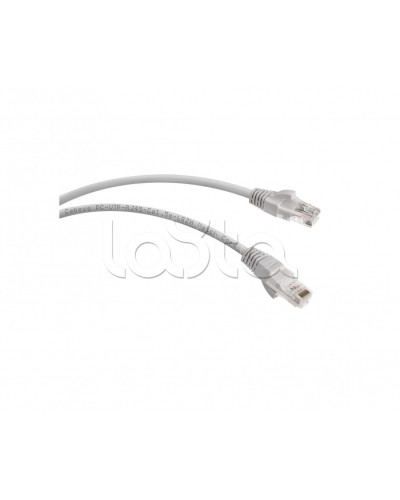 Патч-корд UTP, категория 5e, 0.5 м, LSZH, неэкранированный, серый Cabeus PC-UTP-RJ45-Cat.5e-0.5m-LSZH в Махачкале Патчкорды (медные) Pintop.ru